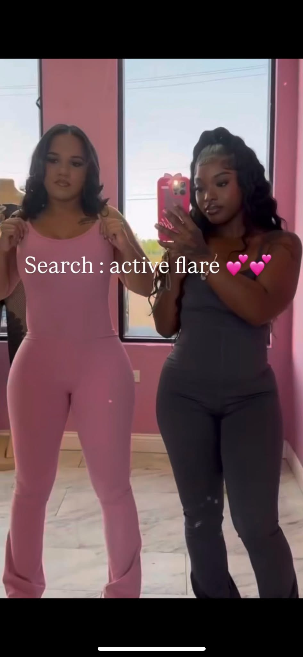 Flare active jumpsuit