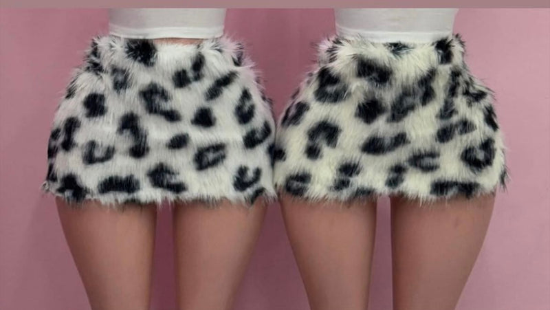 Furry skirt